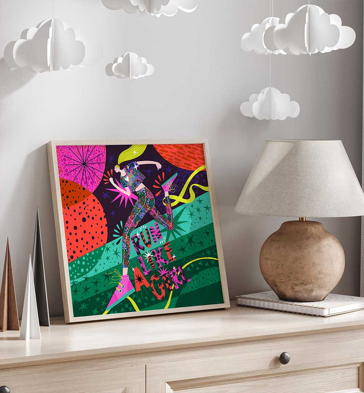 RUN LIKE A GIRL , FASHION POSTERS