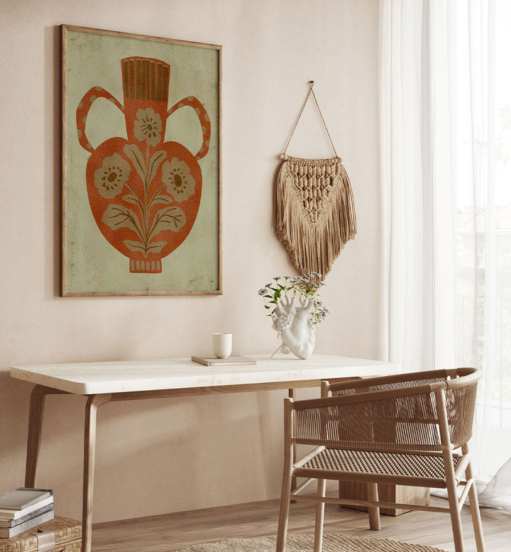 RUSTIC FLORAL VASE