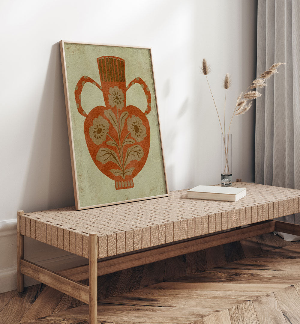 RUSTIC FLORAL VASE