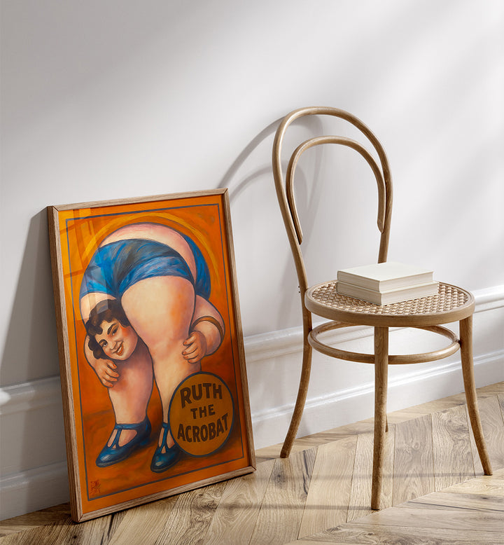 RUTH THE ACROBAT ,  PORTRAITS & FIGURATIVE ILLUSTRATIONS