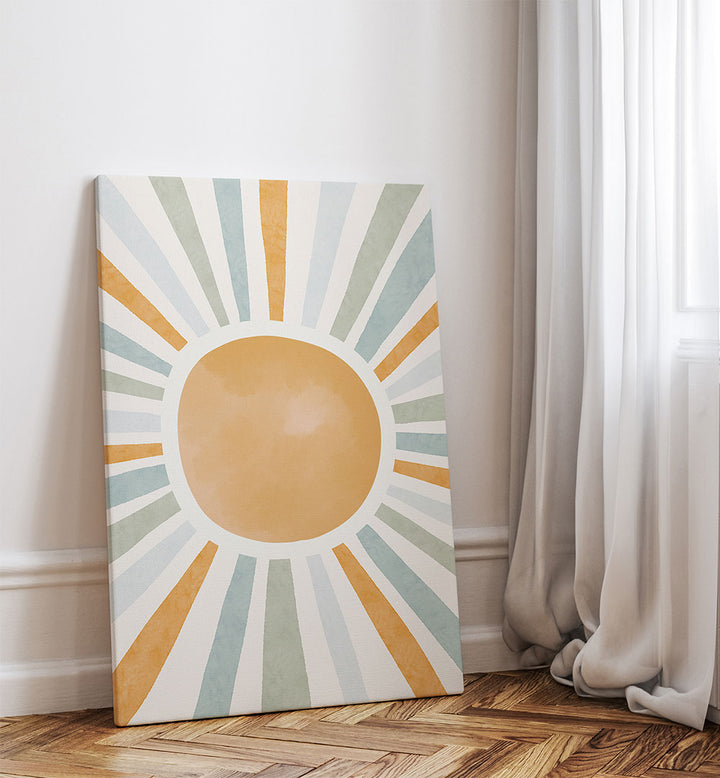 RADIANT SUNBURST , KIDS ROOM PAINTINGS