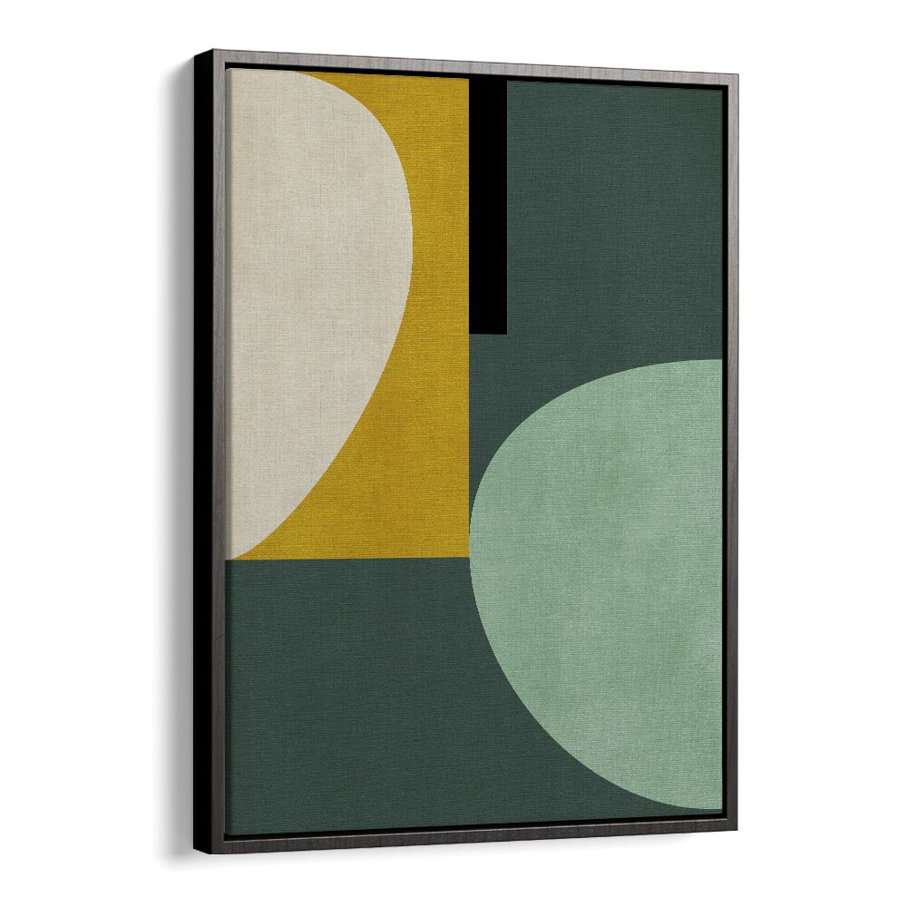 Rainbow Plus Shapes I By Ana Rut Bre Abstract Art Abstract Wall Art in Black Floater Frame