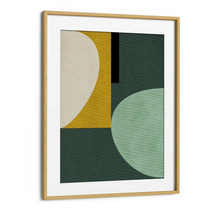 Rainbow Plus Shapes I By Ana Rut Bre Abstract Art Abstract Wall Art in Oak Wood Frame With Mount