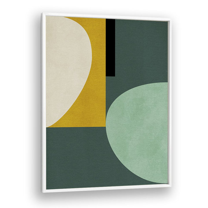 Rainbow Plus Shapes I By Ana Rut Bre Abstract Art Abstract Wall Art in White Plain Frame