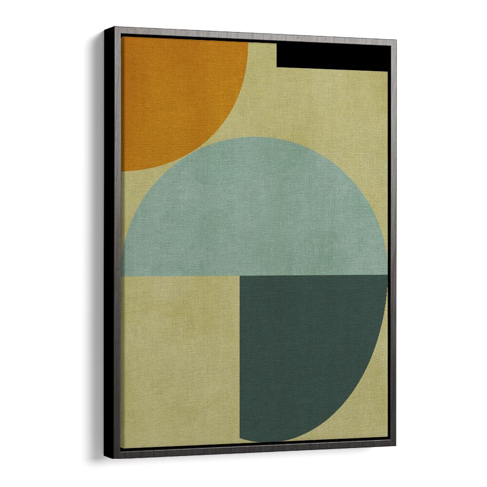 Rainbow Plus Shapes Iii By Ana Rut Bre Abstract Art Abstract Wall Art in Black Floater Frame