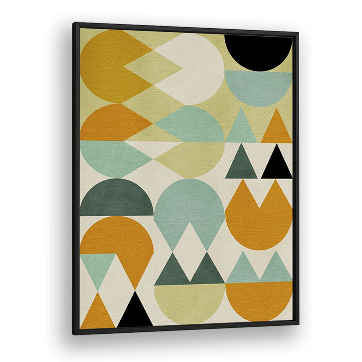 Rainbow Plus Shapes V By Ana Rut Bre Abstract Art Abstract Wall Art in Black Plain Frame