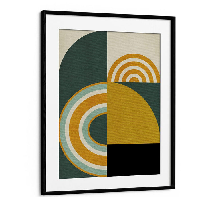 Rainbow Plus Shapes VIII By Ana Rut Bre Abstract Art Abstract Wall Art in Black Frame With Mount