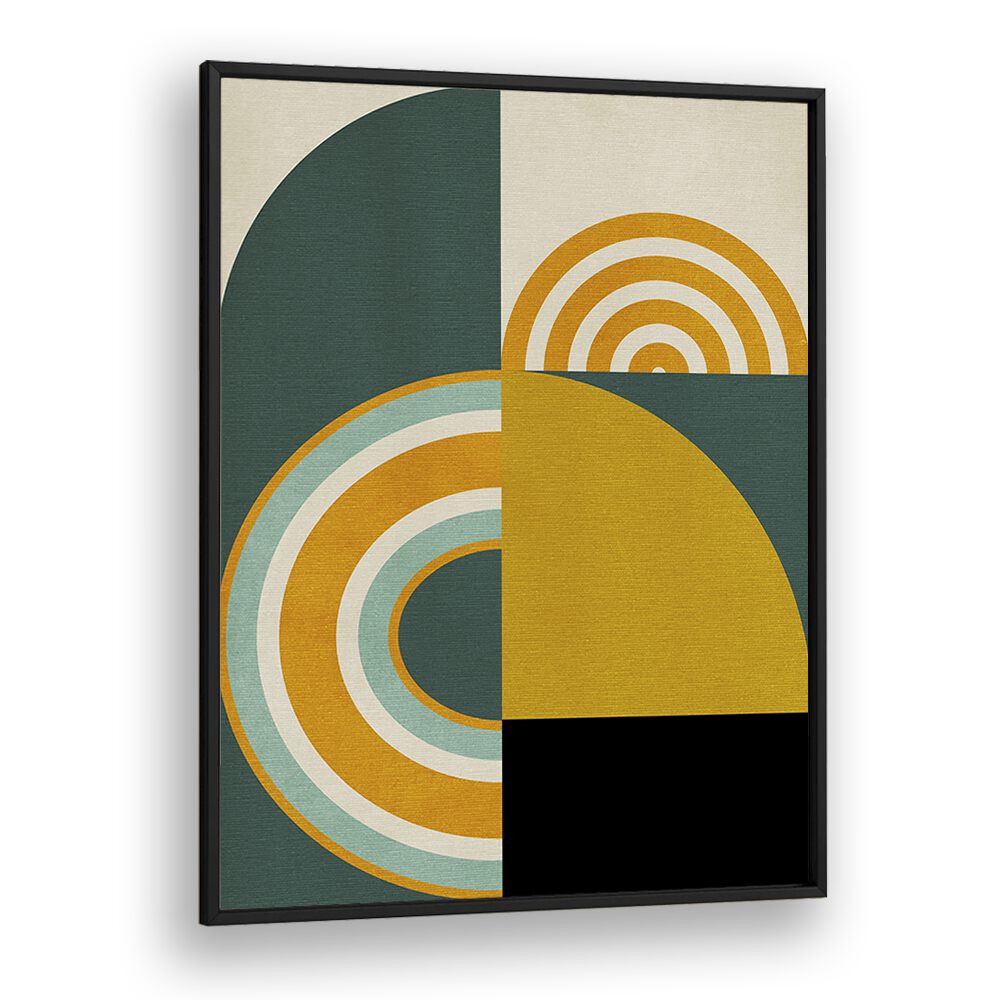 Rainbow Plus Shapes VIII By Ana Rut Bre Abstract Art Abstract Wall Art in Black Plain Frame