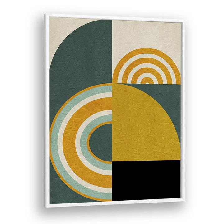 Rainbow Plus Shapes VIII By Ana Rut Bre Abstract Art Abstract Wall Art in White Plain Frame