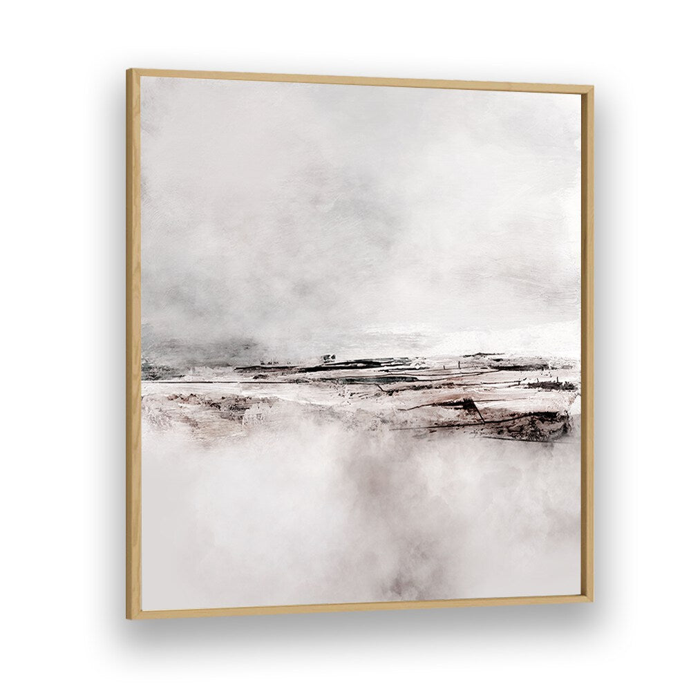 Ranch By Dan Hobday Abstract Art Abstract Paintings in Oak Wood Plain Frame