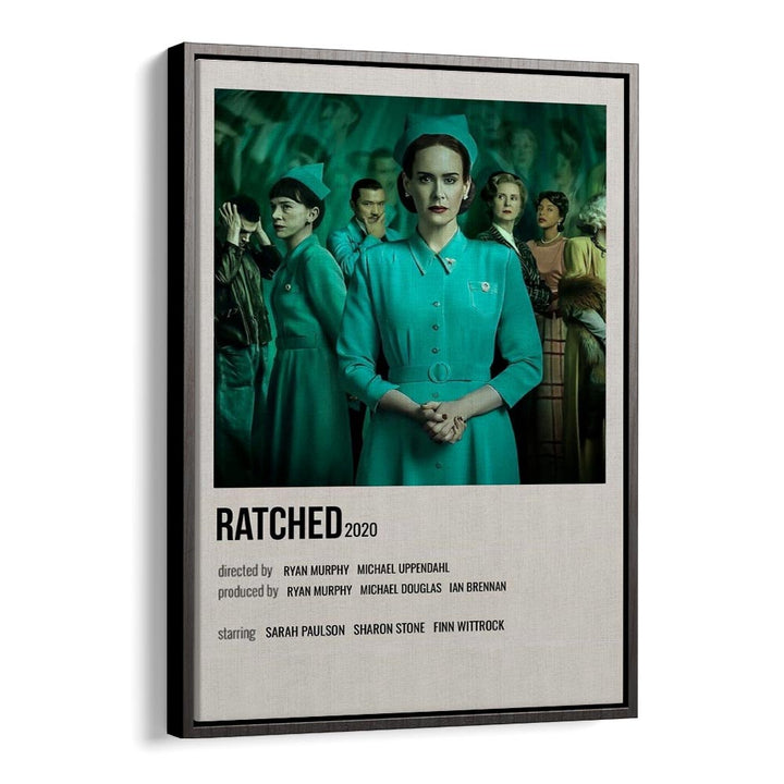 Ratched 2020 Movie Posters in Black Floater Frame