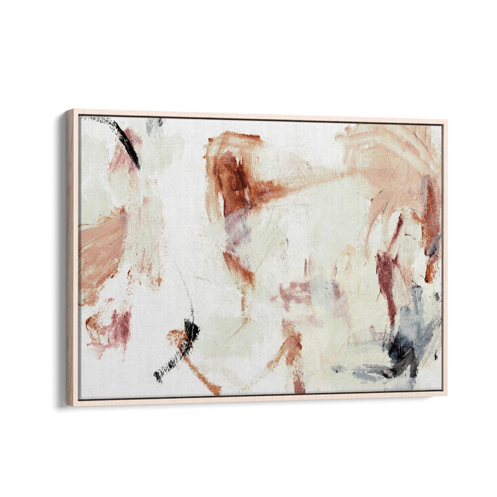 Reason By Dan Hobday Abstract Art Abstract Paintings in Oak Wood Floater Frame