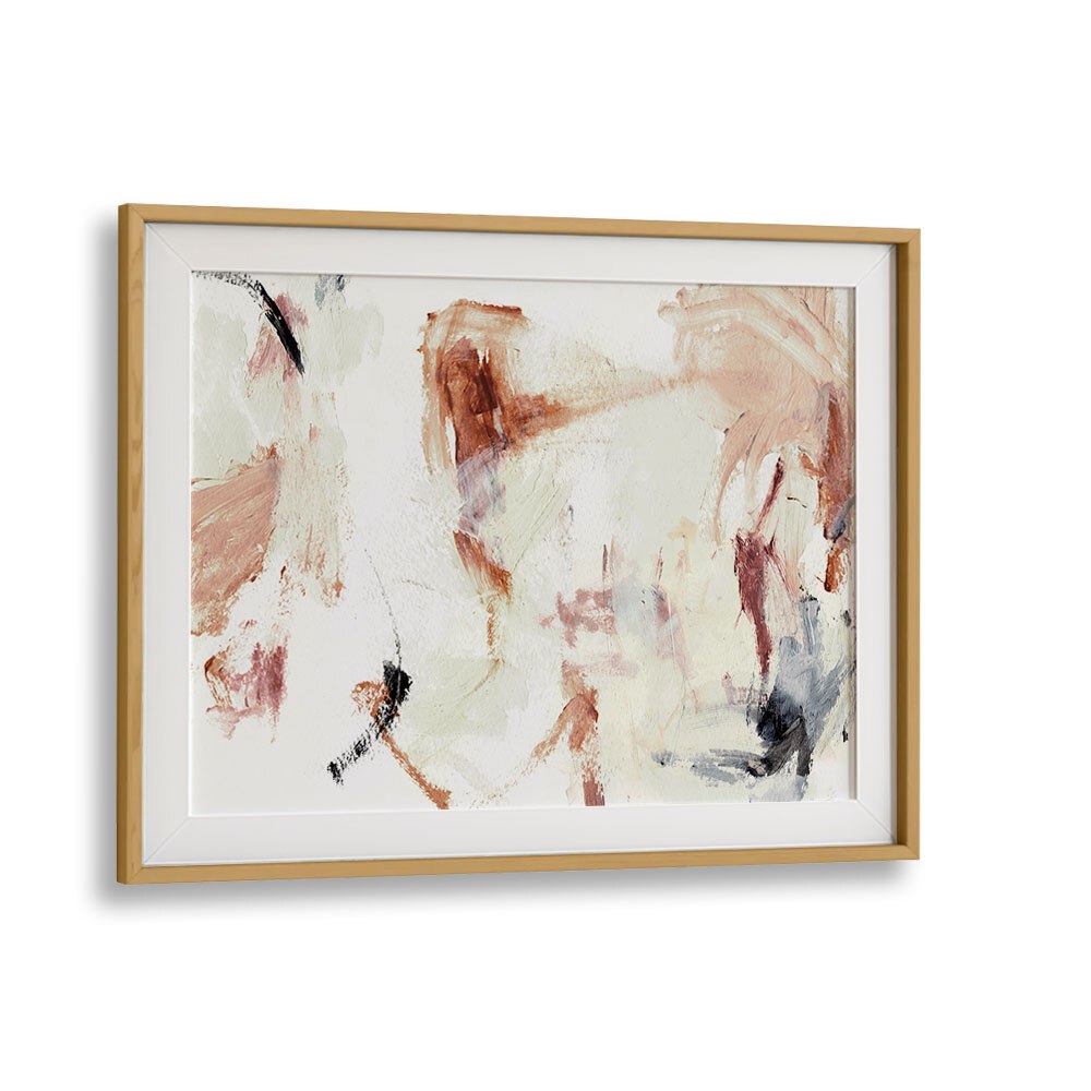 Reason By Dan Hobday Abstract Art Abstract Paintings in Oak Wood Frame With Mount