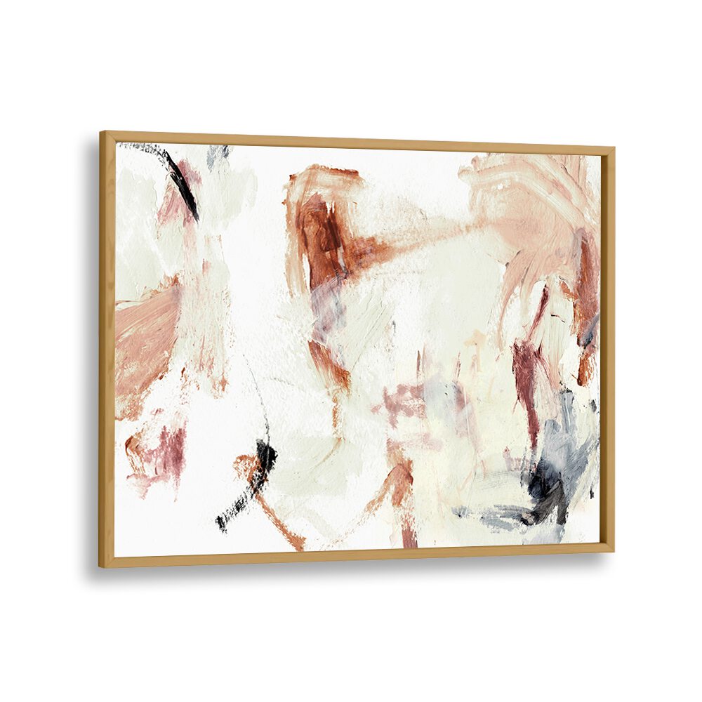 Reason By Dan Hobday Abstract Art Abstract Paintings in Oak Wood Plain Frame