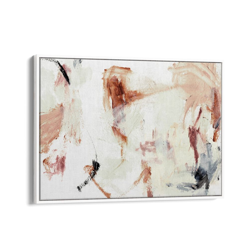 Reason By Dan Hobday Abstract Art Abstract Paintings in White Floater Frame