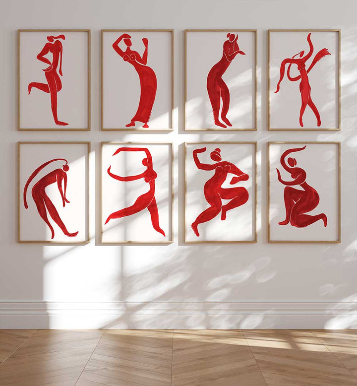 RED AURA GALLERY WALL , GALLERY WALLS & SETS