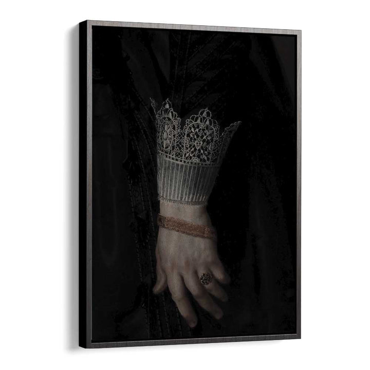 Regal Grasp The Royal Gothic Hand Gothic Art Prints in Black Floater Frame