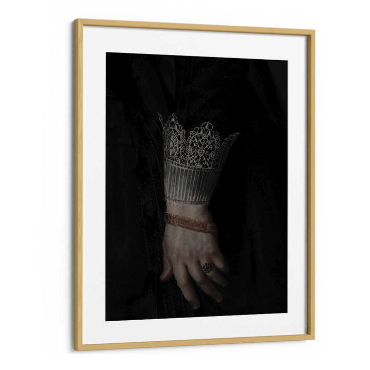 Regal Grasp The Royal Gothic Hand Gothic Art Prints in Oak Wood Frame With Mount