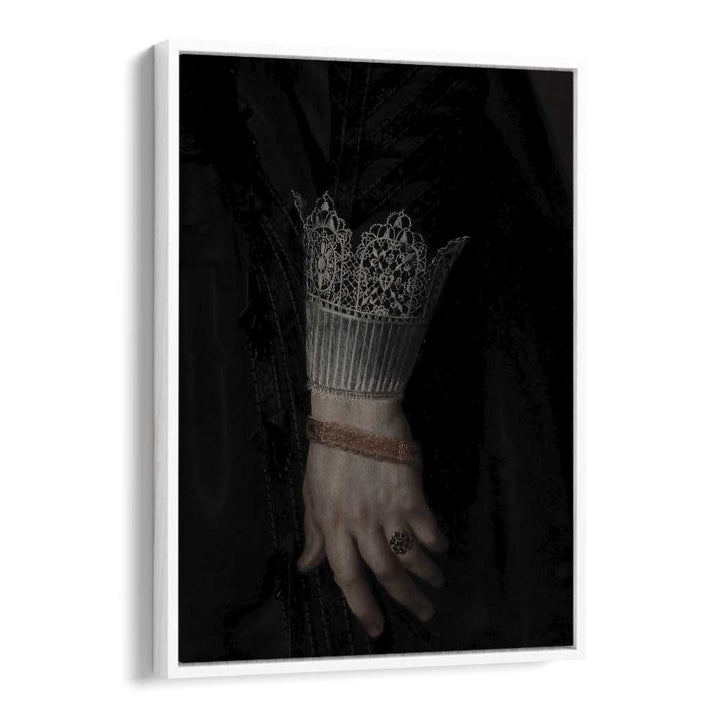 Regal Grasp The Royal Gothic Hand Gothic Art Prints in White Floater Frame