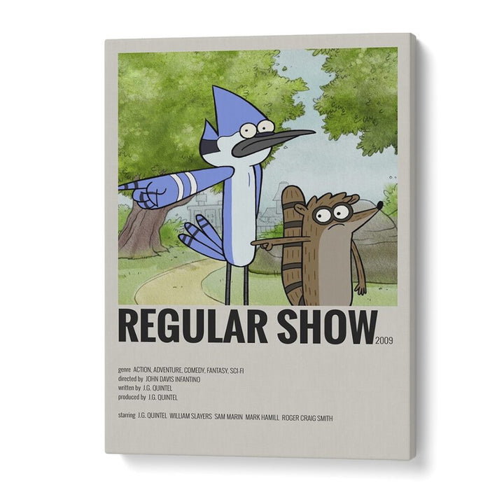 Regular Show Movie Posters in Gallery Wrap