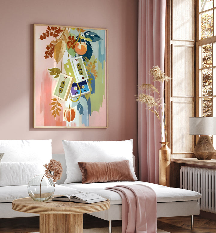RETRO HARMONY BLOOMS , FASHION POSTERS