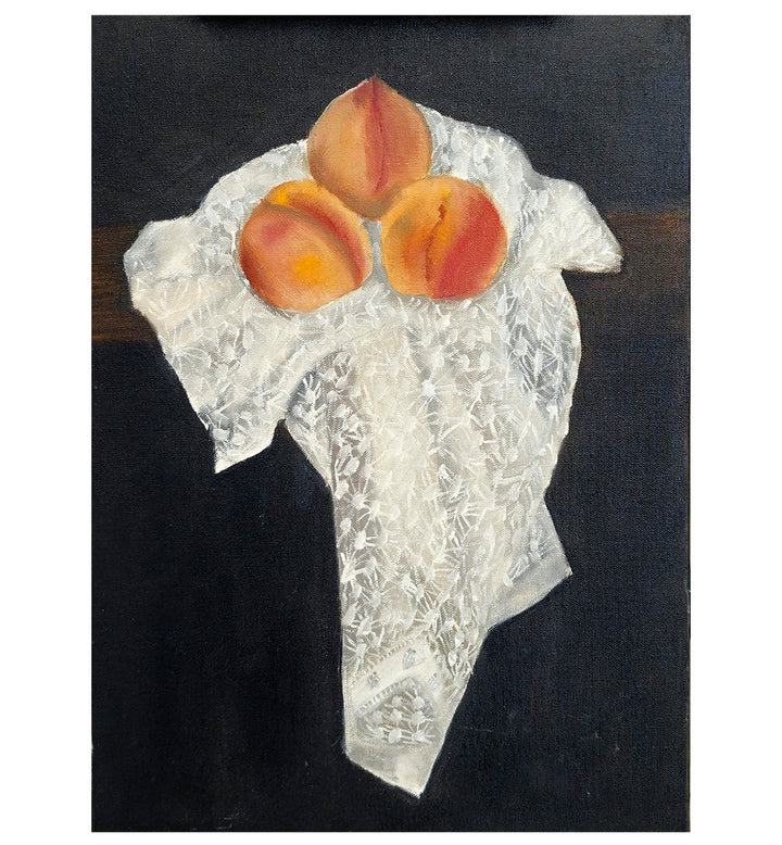 PEACHES ON LACE, HANDMADE ARTWORKS