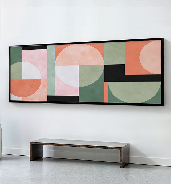 GEOMETRIC MODERN ART I , PANORAMIC ART