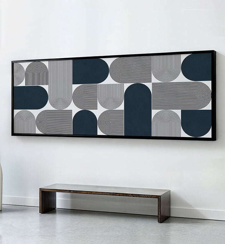 BOLD LINES AND CURVES , PANORAMIC ART