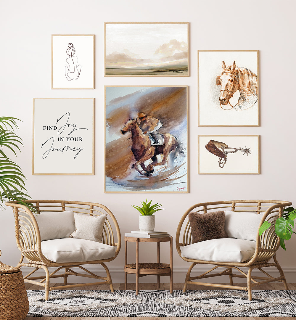 HORSE GALLERY WALL , GALLERY WALLS & SETS