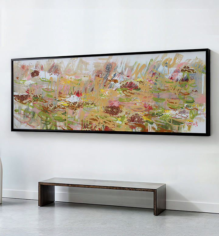 WHIMSICAL GARDEN , PANORAMIC ART