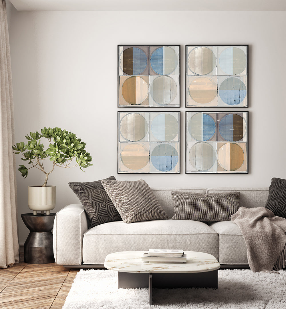 CIRCLES IN SILENCE GALLERY WALL , GALLERY WALLS & SETS