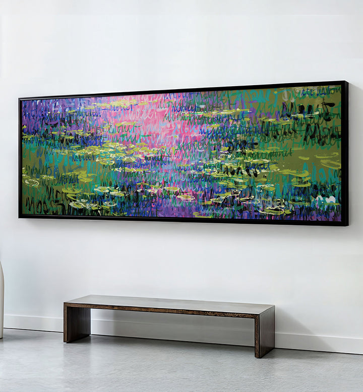 WHISPERING LILIES , PANORAMIC ART