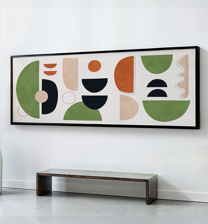 GEOMETRIC MODERN ART III , PANORAMIC ART