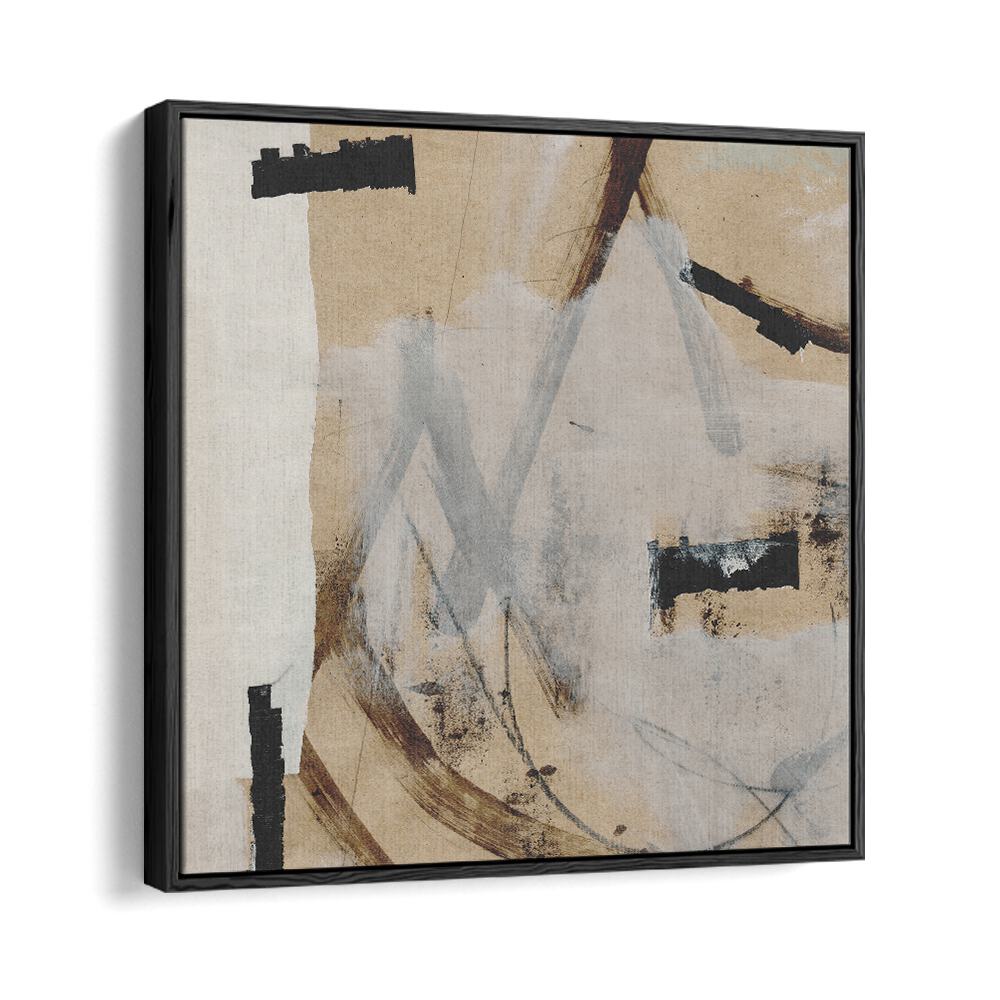 Reunion By Dan Hobday Abstract Art Abstract Paintings in Black Floater Frame