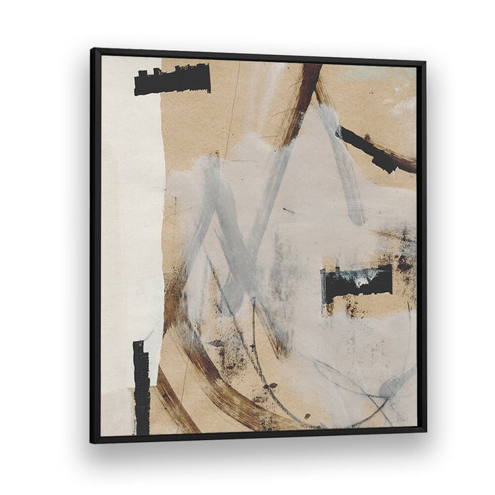 Reunion By Dan Hobday Abstract Art Abstract Paintings in Black Plain Frame