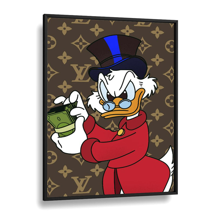 Riche Donald Comic Wall Art Comic Posters in Black Plain Frame