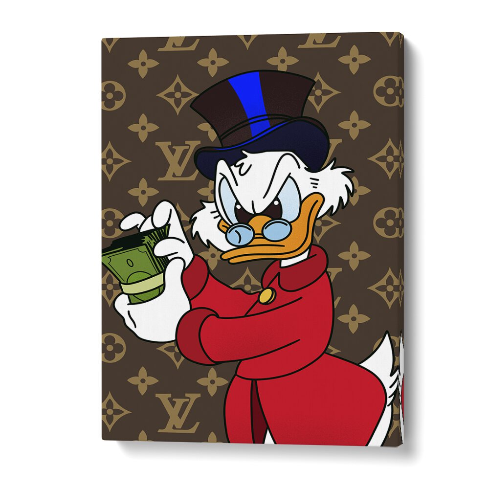 Riche Donald Comic Wall Art Comic Posters in Gallery Wrap