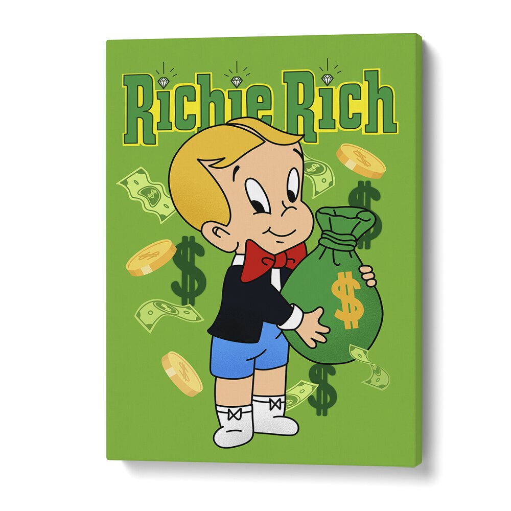 Riche Rich Comic Wall Art Comic Posters in Gallery Wrap