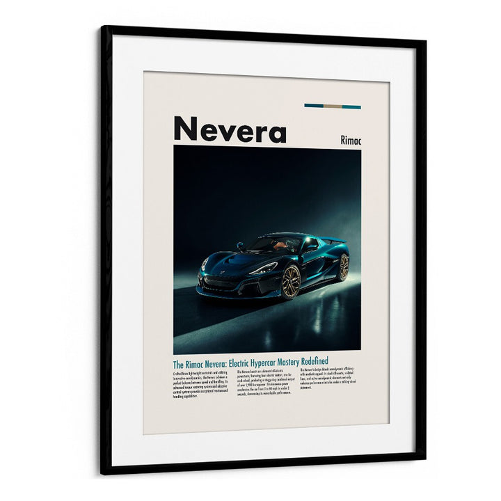 Transform your space with RIMAC NEVERA car posters, a stunning blend of automotive art and innovation.