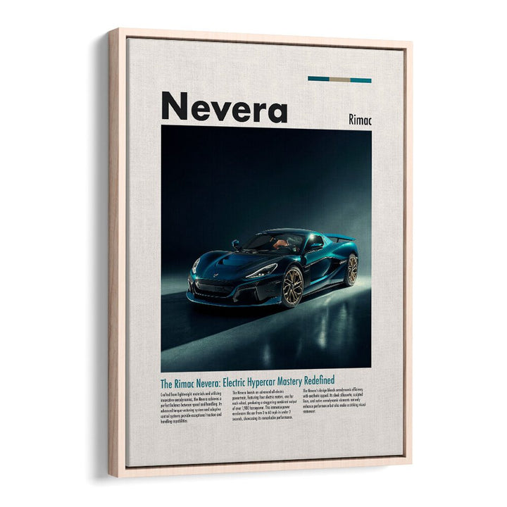 Stylish RIMAC NEVERA car posters showcase automotive art, perfect for enhancing your space with elegance.