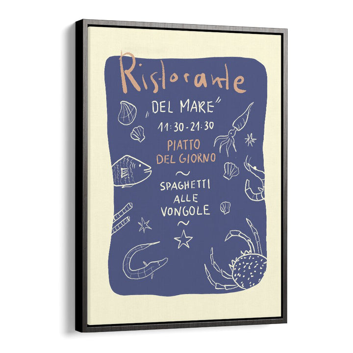 Ristorante Up by Studio Dolci Kitchen Posters in Black Floater Frame