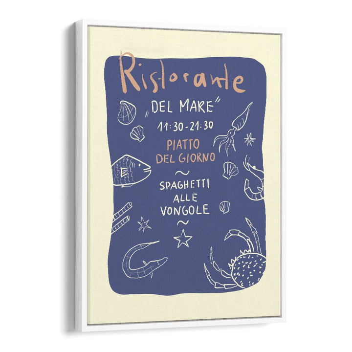 Ristorante Up by Studio Dolci Kitchen Posters in White Floater Frame