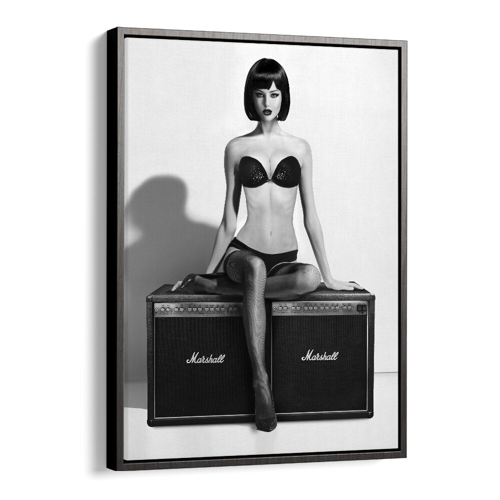 Rock This by David Drake Fine Art Photography Fashion Photography in Black Floater Frame