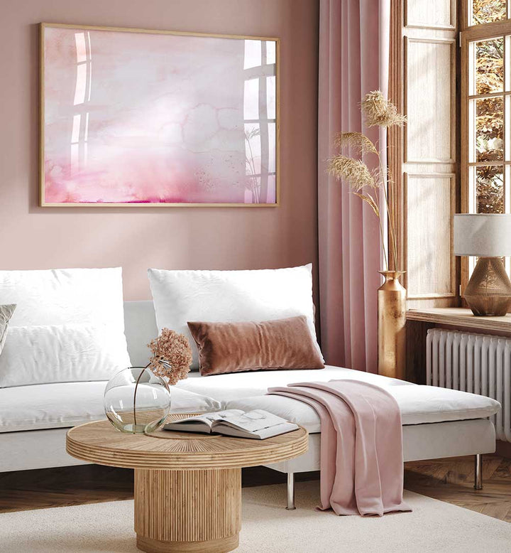 ROSE LANDSCAPE , ABSTRACT PAINTINGS