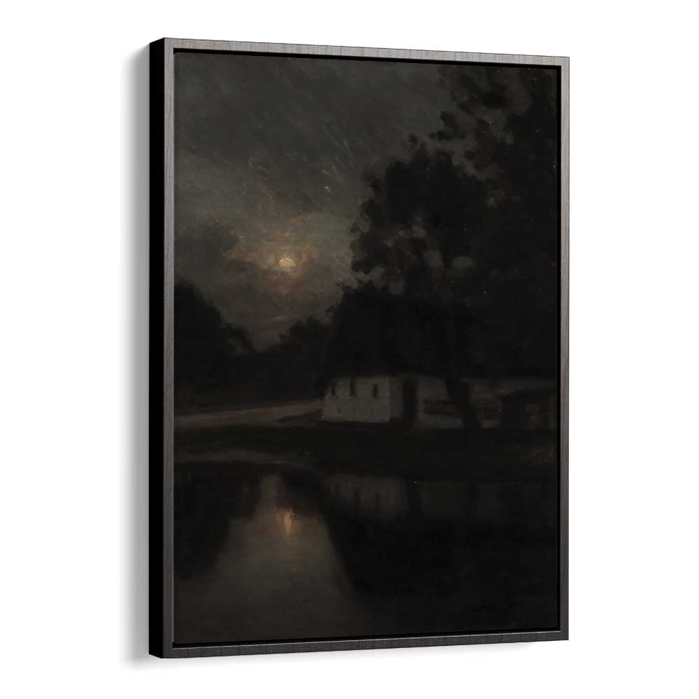 Ruins Of Remorse Gothic Wall Art Prints in Black Floater Frame