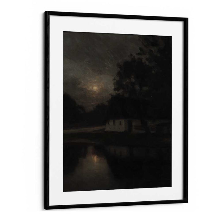 Ruins Of Remorse Gothic Wall Art Prints in Black Frame With Mount