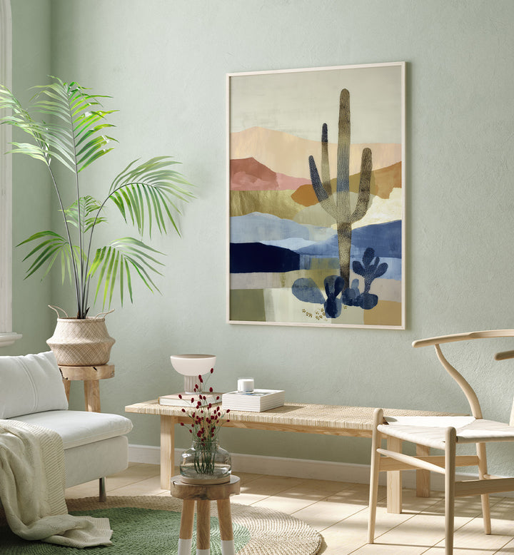 SAGUARO CACTUS AT SUNSET