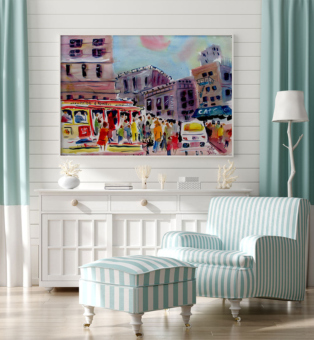 SAN FRANSICO WATERCOLOUR ART