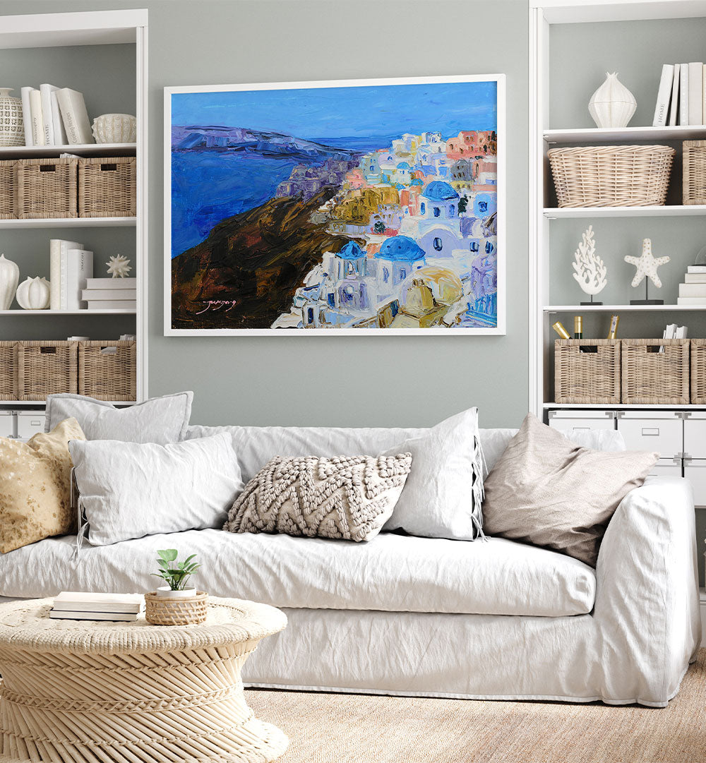 SANTORINI BLUE DOMES III