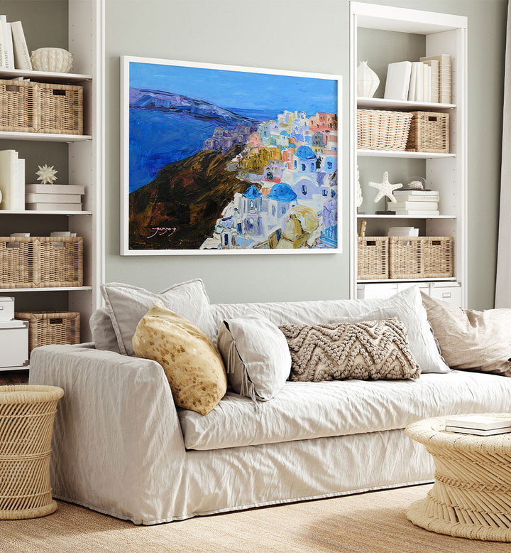 SANTORINI BLUE DOMES III